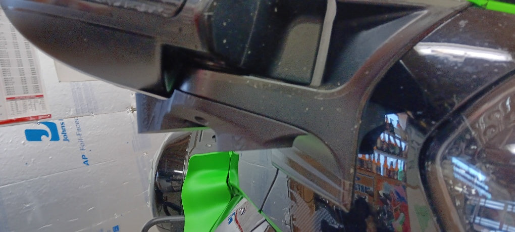 Under mirror dual accessory mount