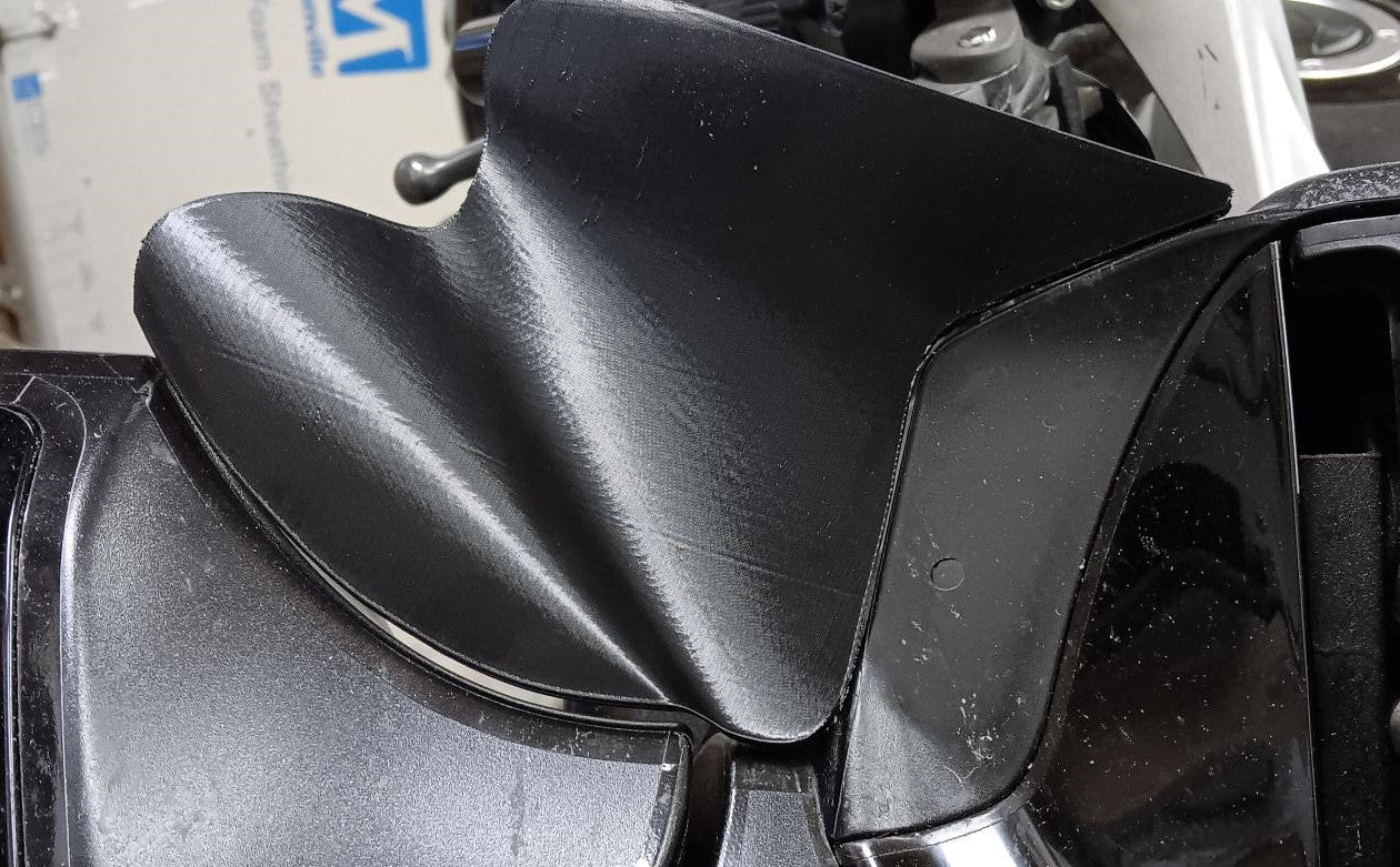Kawasaki Concours 1400/GTR 1400 upper fairing extension Gen 2 2010-current model year