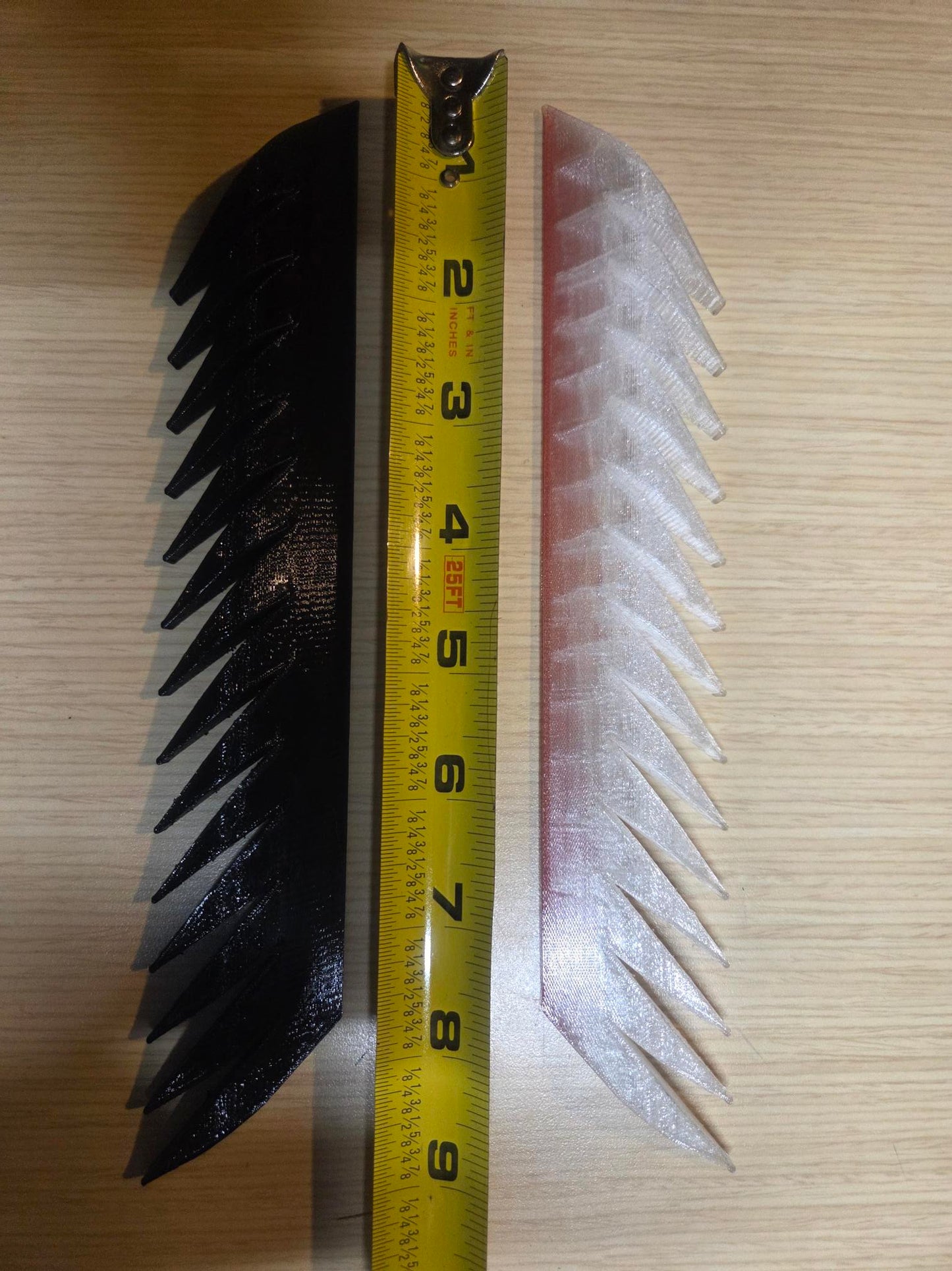 length of the side airfoils